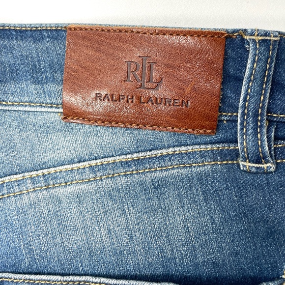 Lauren Ralph Lauren Skinny Beaded Aztec Ankle Jeans - Picture 12 of 15